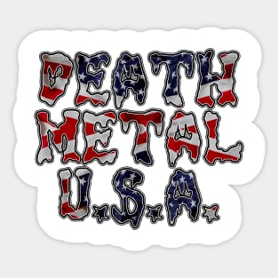 DEATH METAL U.S.A. Sticker
